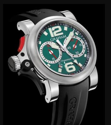 Review Replica Watch Graham Chronofighter R.A.C Trigger Olive Rush 2TRAS.G01A.K43B - Click Image to Close